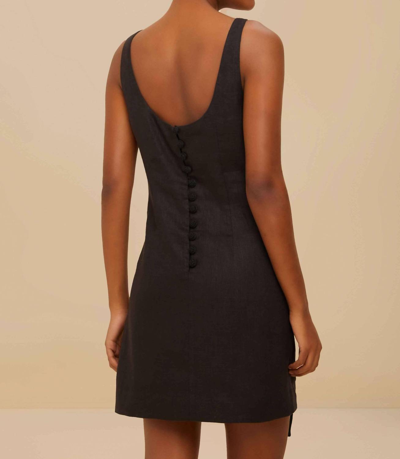 Farm Rio - Premium Linen Sleeveless Mini Dress