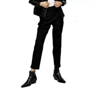 Topshop - Calça reta cropped no tornozelo
