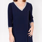 Frank Lyman - Knee-length Shift Knit Dress