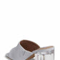 Steve Madden - Women Dalis Suede Leather Sandals Clear Block Heel Slip On Mules