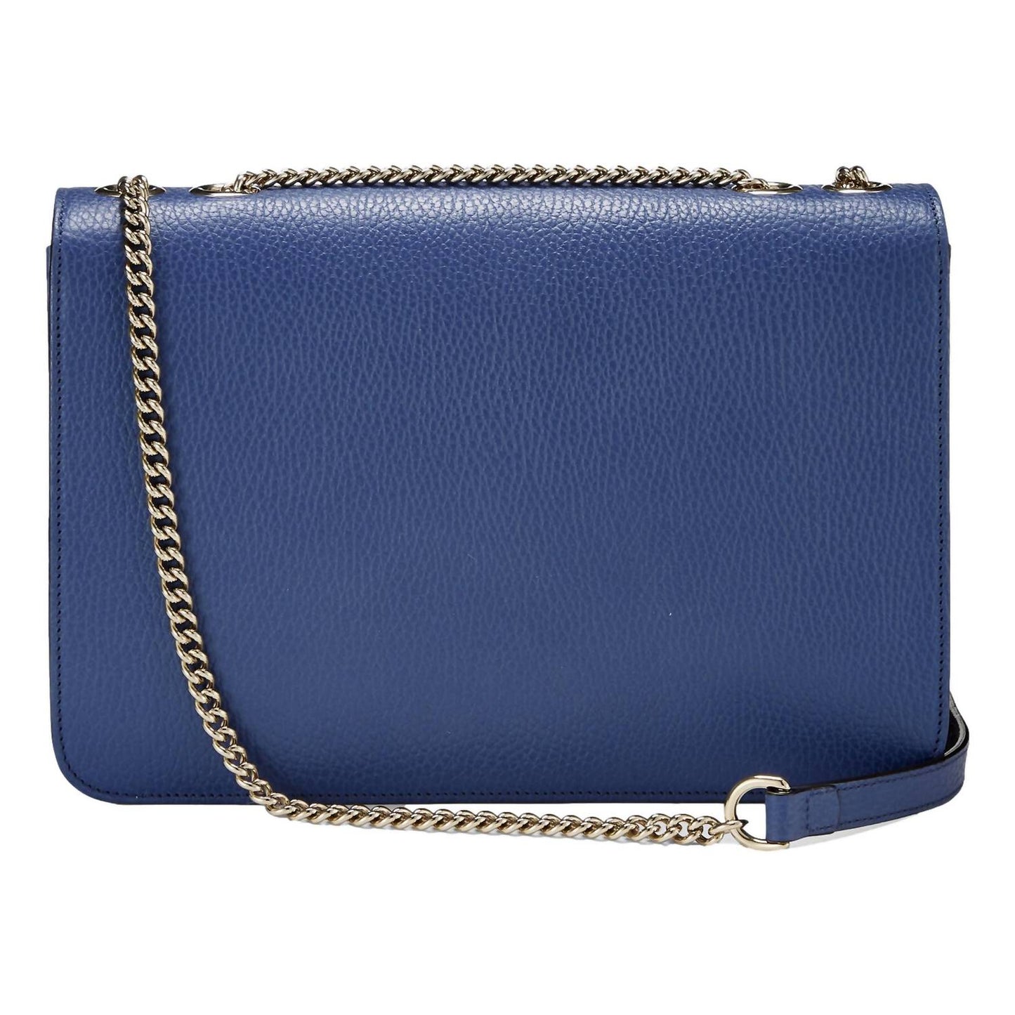 Gucci - Women's Dollar Interlocking Gg Leather Medium Chain Shoulder Bag