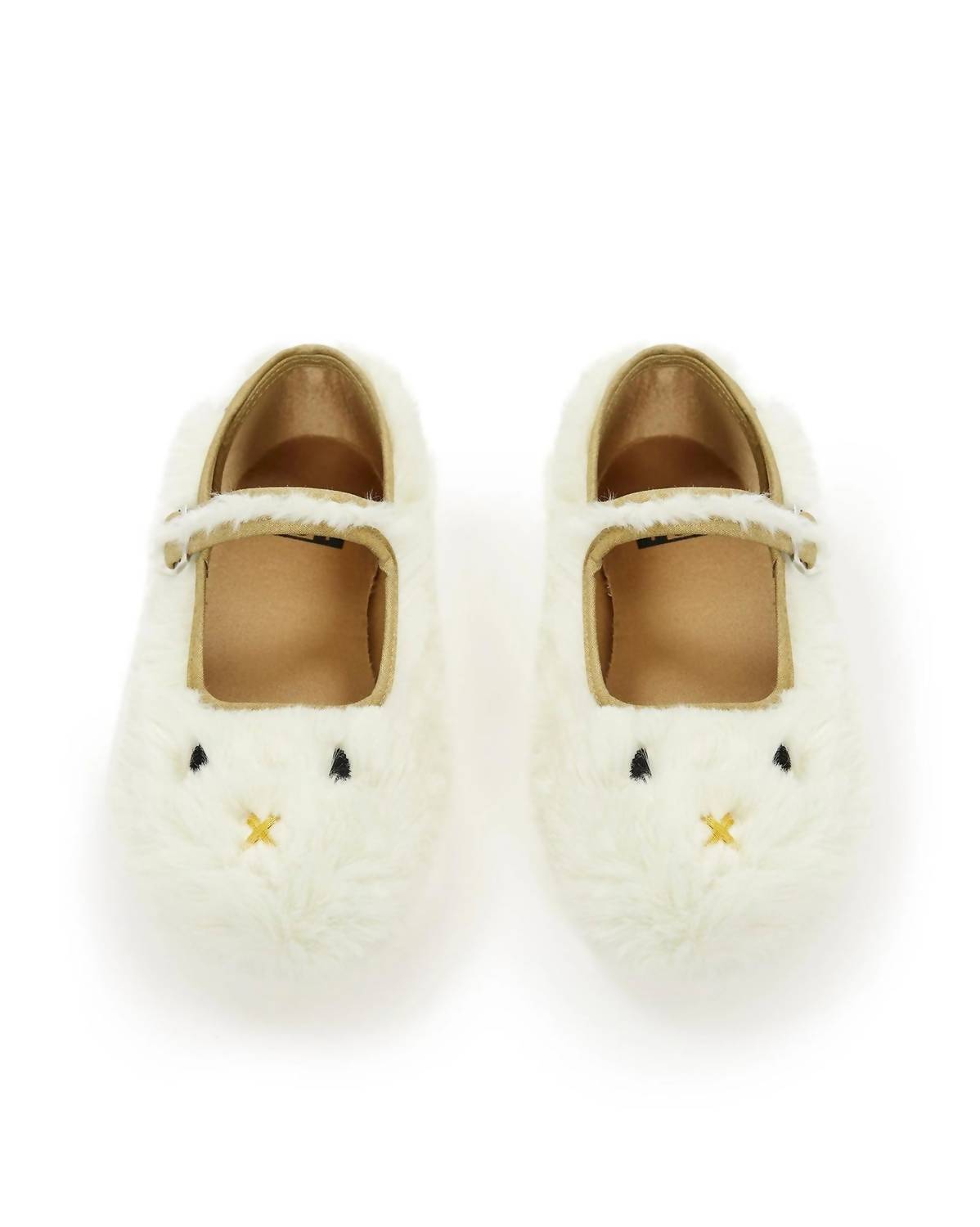 Bonton - Girl's Faux Fur Slippers