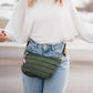 Pretty Simple - Women's Quilted Puffer Sling Belt Bag