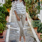 Frank Lyman - Rhinestone Embellished Hem Jeans