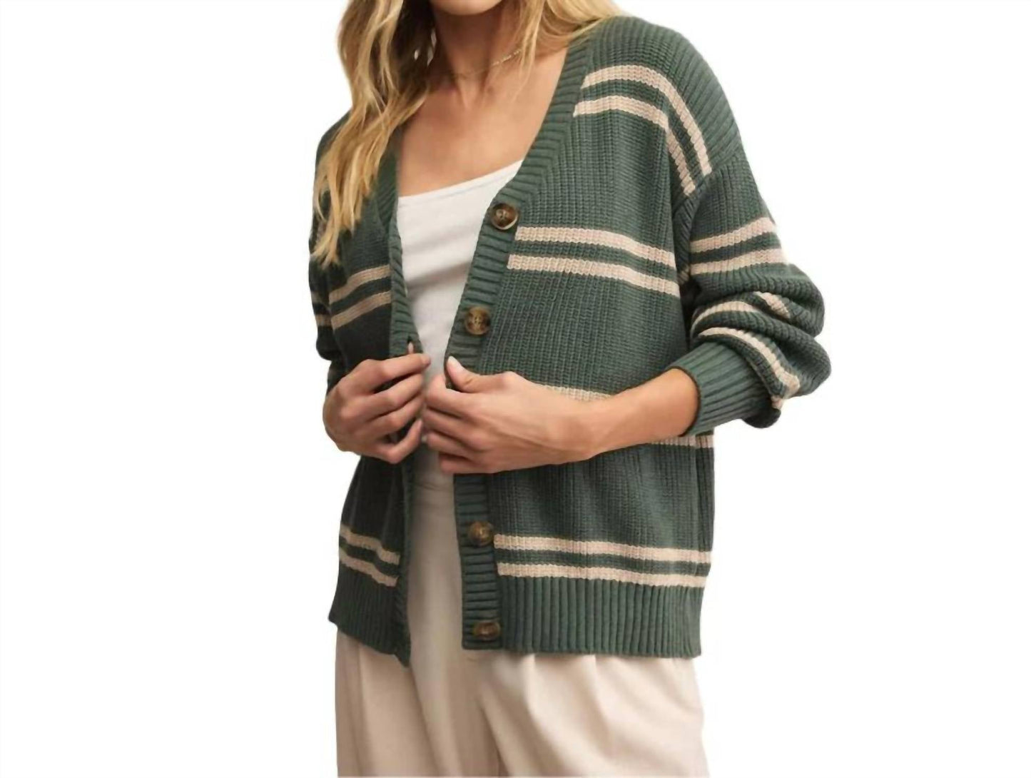 Z Supply - Boyfriend Striped Cardigan