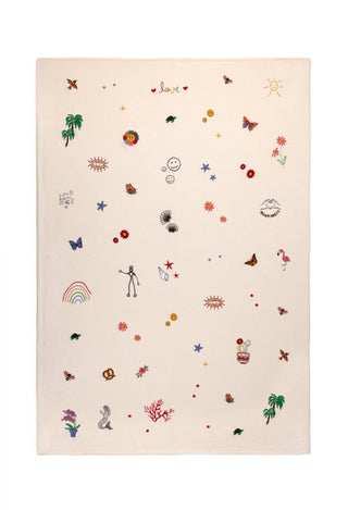 Johnny Was - Sabina Embroidered Throw Blanket