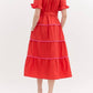 Entro - Scalloped Midi Dress