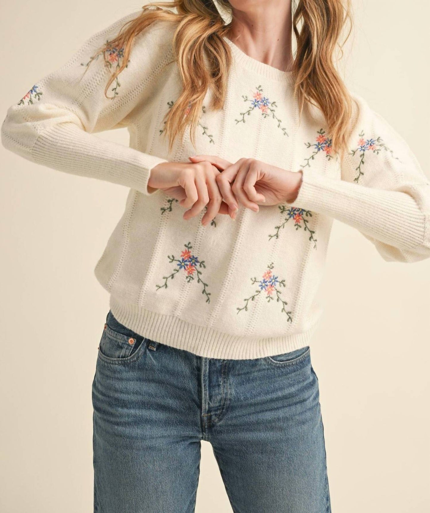&Merci - Blooming Cozy Sweater