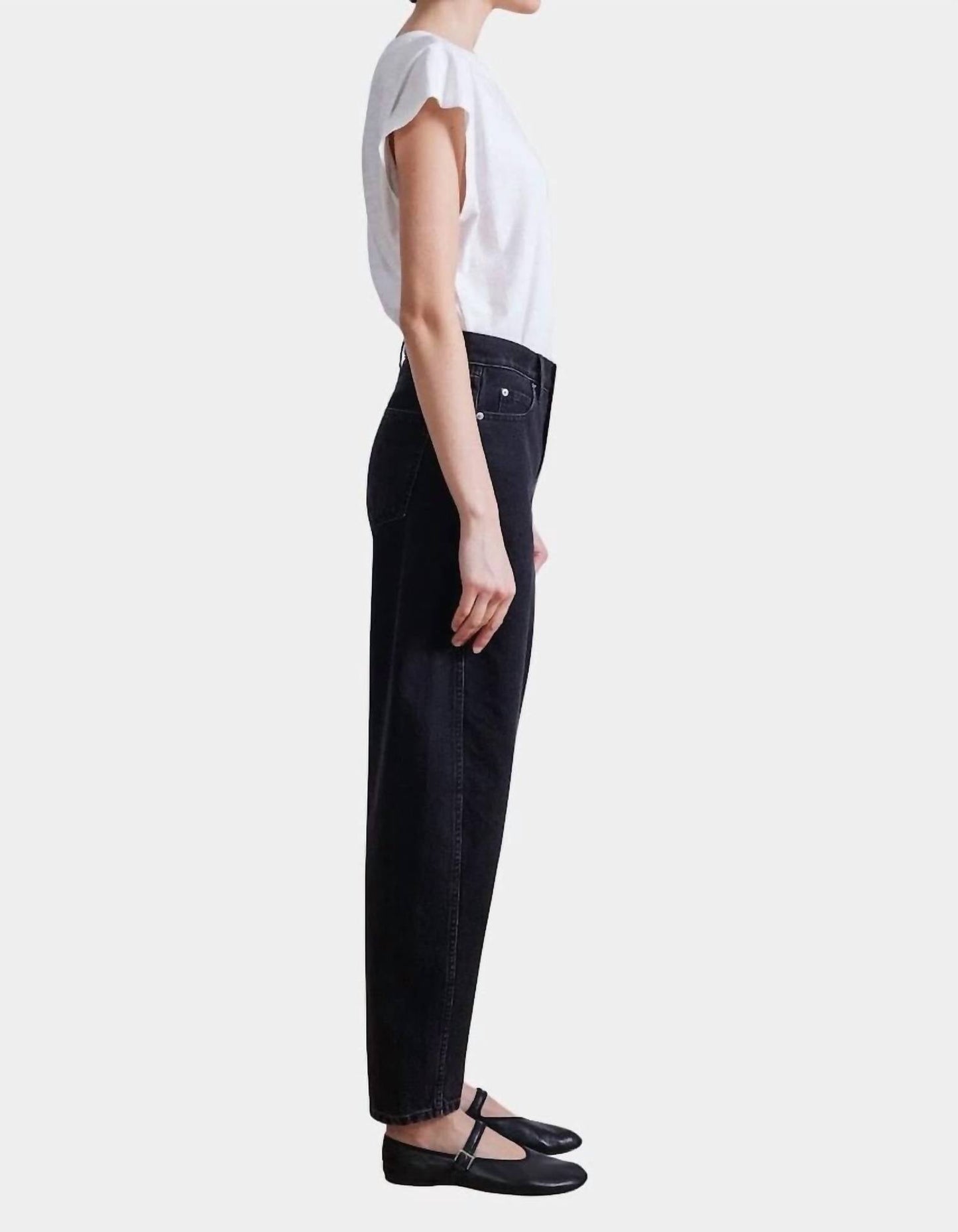 Apiece Apart - High Rise Mari Barrel Jean