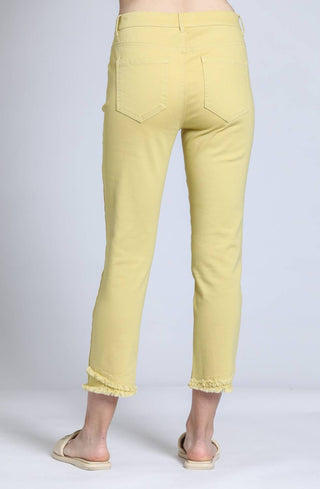 Apny - Calça Jeans Curta Olivia Pull-on Desfiada