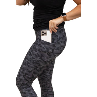 Julia Rose - Leggings compridas com bolsos