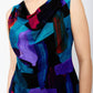 Frank Lyman - Abstract Cowl Neck Knit Top