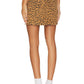 Mother - Side Splitter Mini Skirt