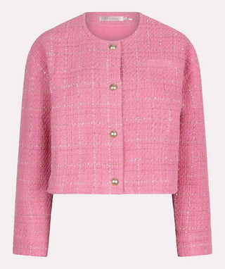 Esqualo - Casaco Boucle Cropped