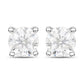 1.02 Carat Genuine White Diamond 14K White Gold Earrings