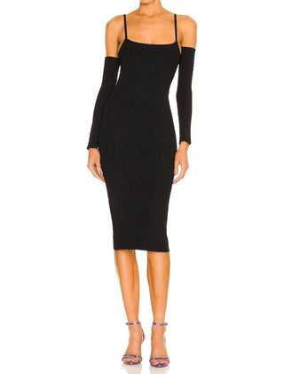 Alice + Olivia - Evia Fitted Spaghetti Strap Dress