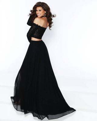 2Cute - Vestido de baile de manga comprida