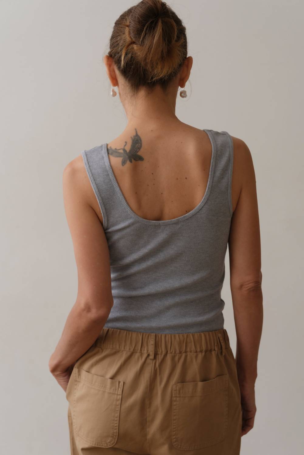 Donni. - Rib Scoop Tank Top