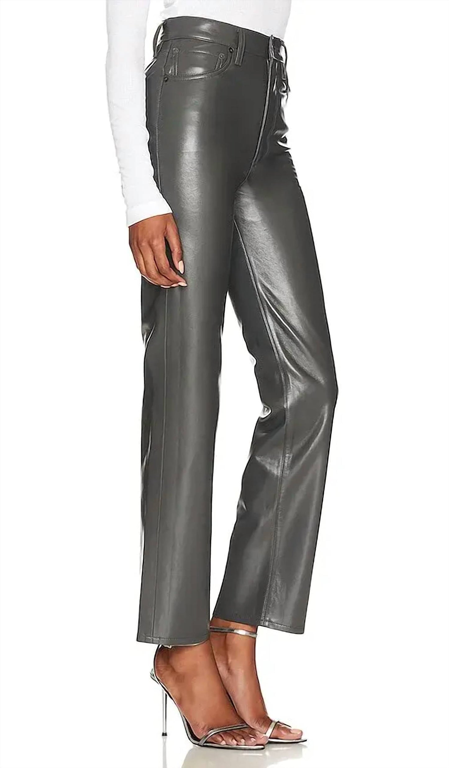 Agolde - Recycled Leather 90's Jean