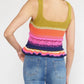 Entro - Vale Colorful Crochet Knit Tank