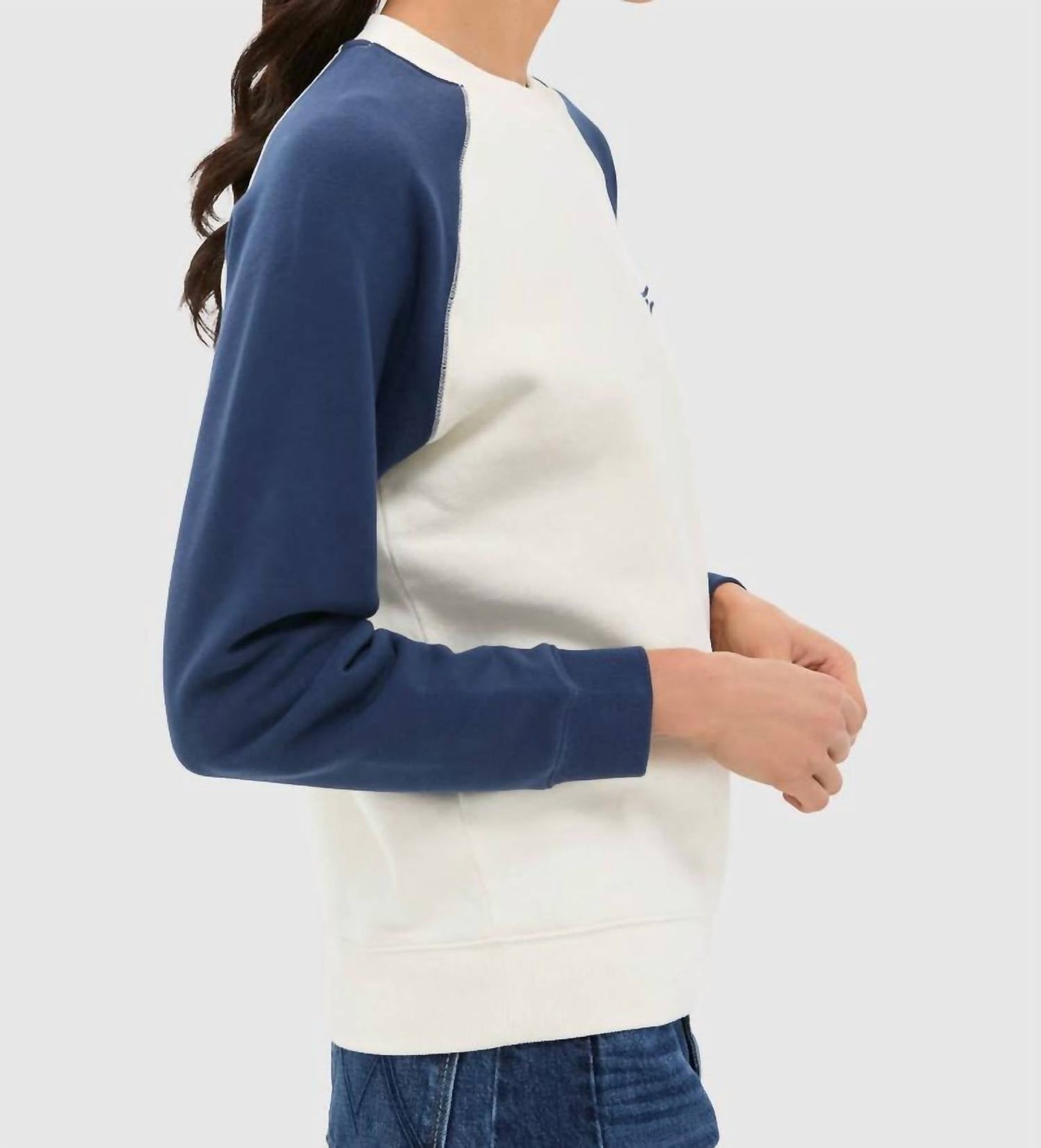 Clare V. - Embroidered Sardine Sweatshirt