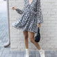 Steve Madden - Rami Floral Print Chiffon Dress