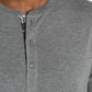 Jachs New York - Stretch Poly Viscose Short Sleeve Henley Tee