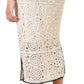Apricot - Crochet Midi Skirt