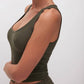 Good American - Crop Cut Tank