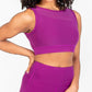 Body Wrappers - Recycled Polyester Double Layer Bra Top With Mesh