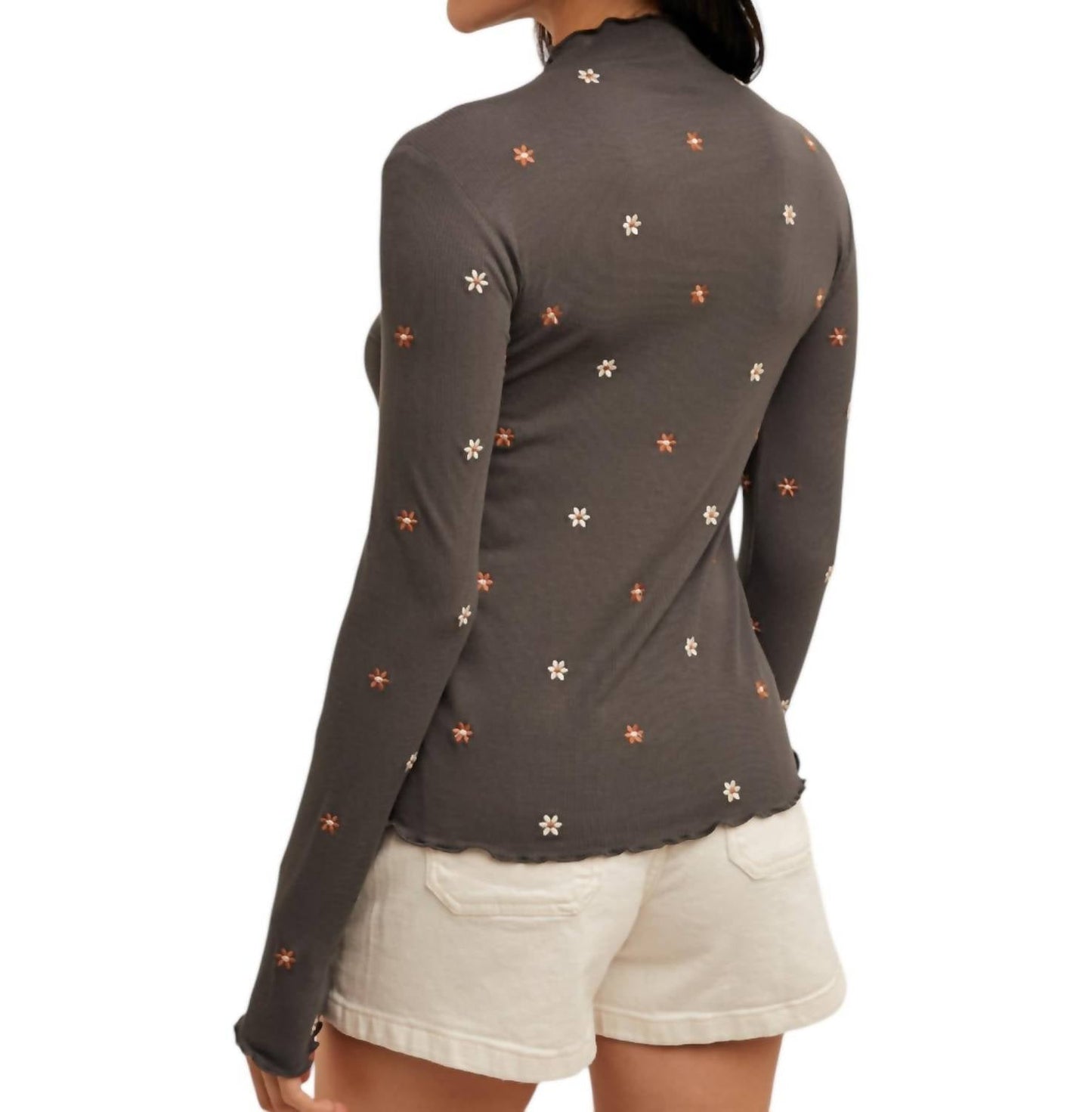 Hem & Thread - Floral Puff Top