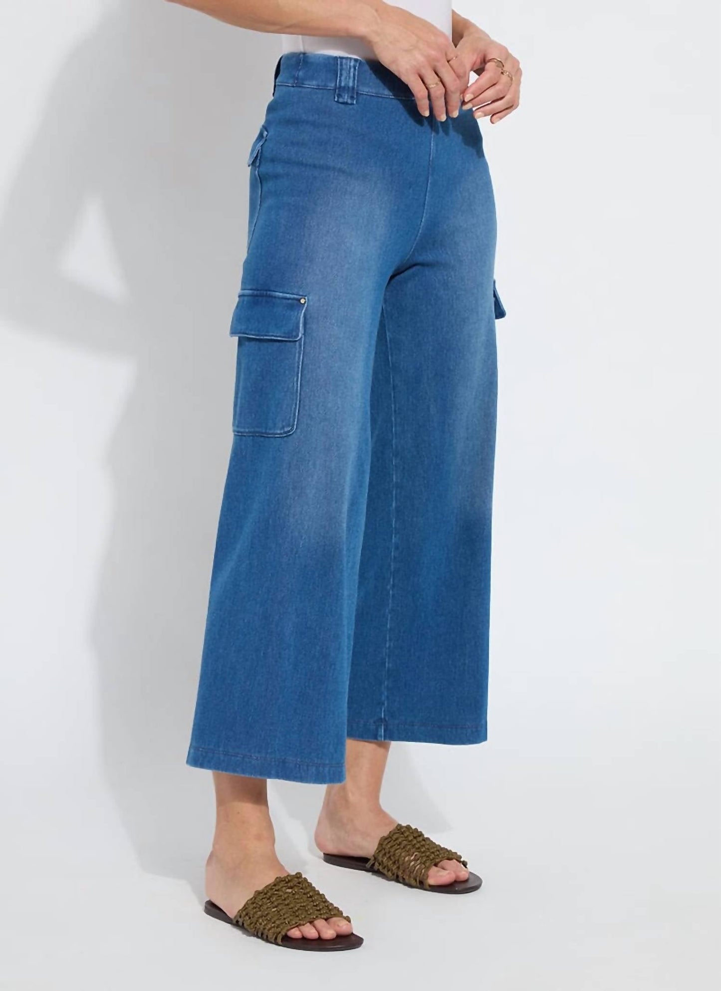 Lysse - Erin West Utility Wide Leg Crop Jeans