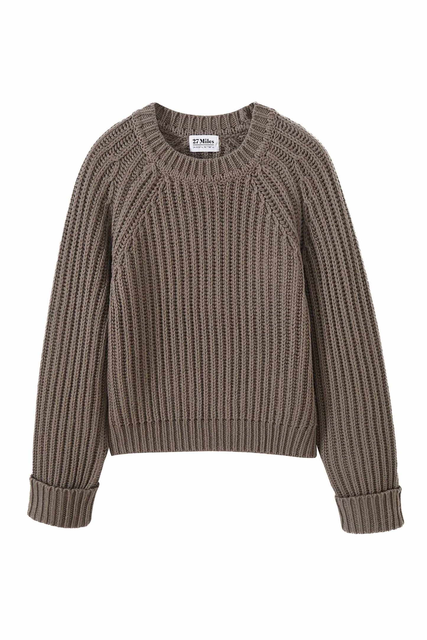 27 Miles Malibu - Violetta Chunky Ribbed Cotton Sweater