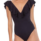 Trina Turk Atlas Ruffle One-Piece Swimsuit