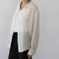Donni. - Silk Cotton Sheer Shirt