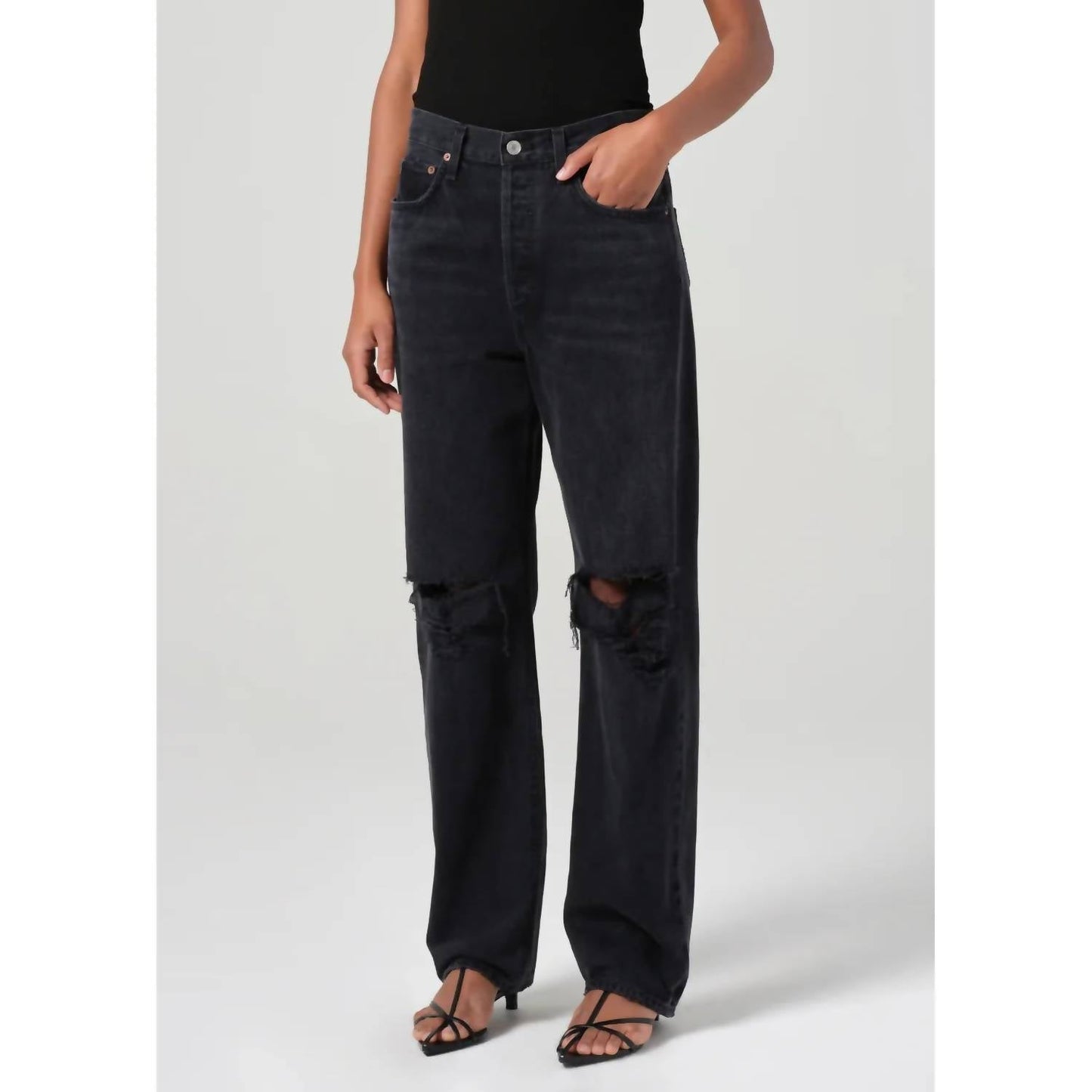 Agolde - Kelly High Rise Ripped Jeans