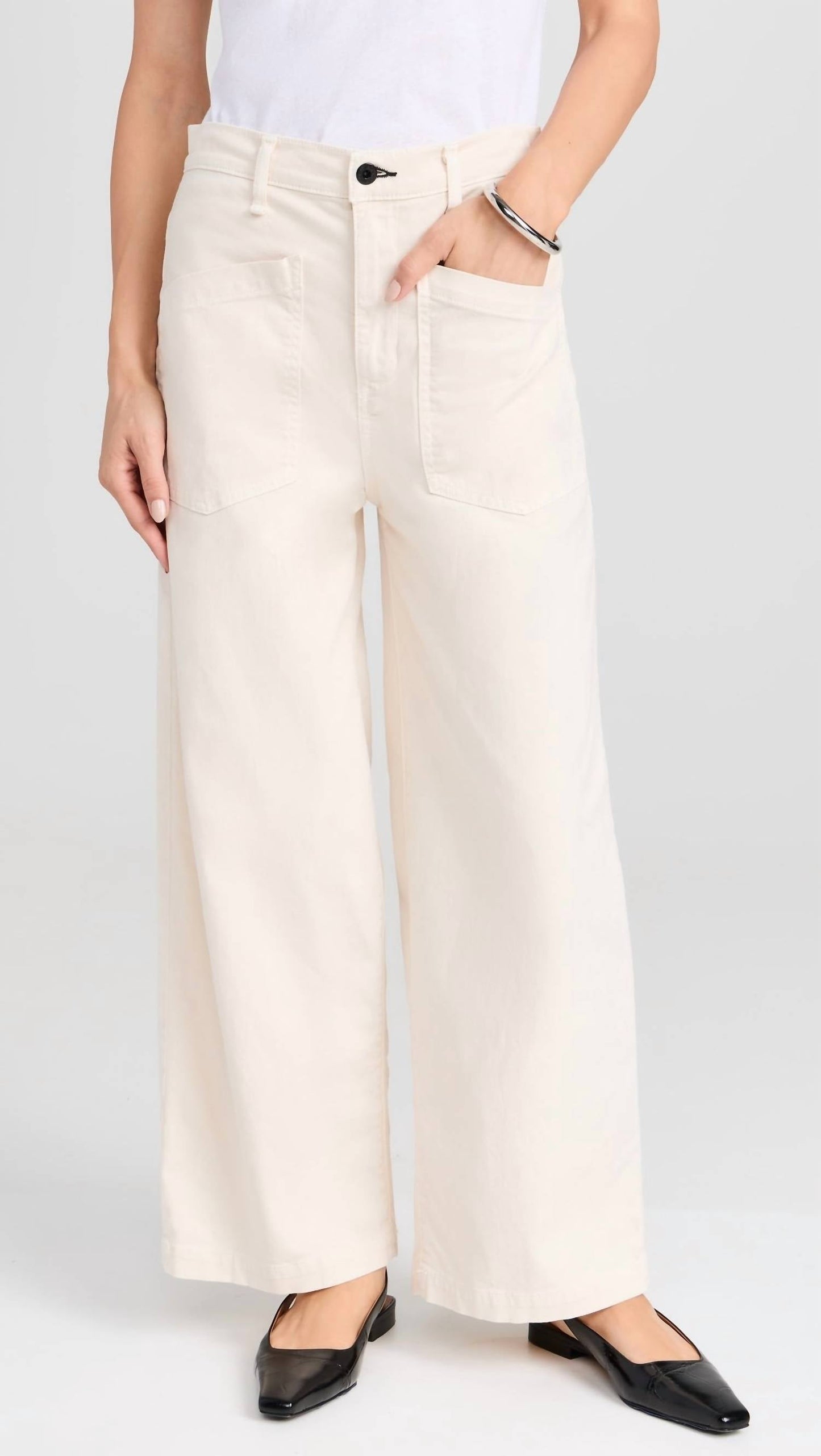 Askk Ny - Virginia Semi Wide Leg Pant