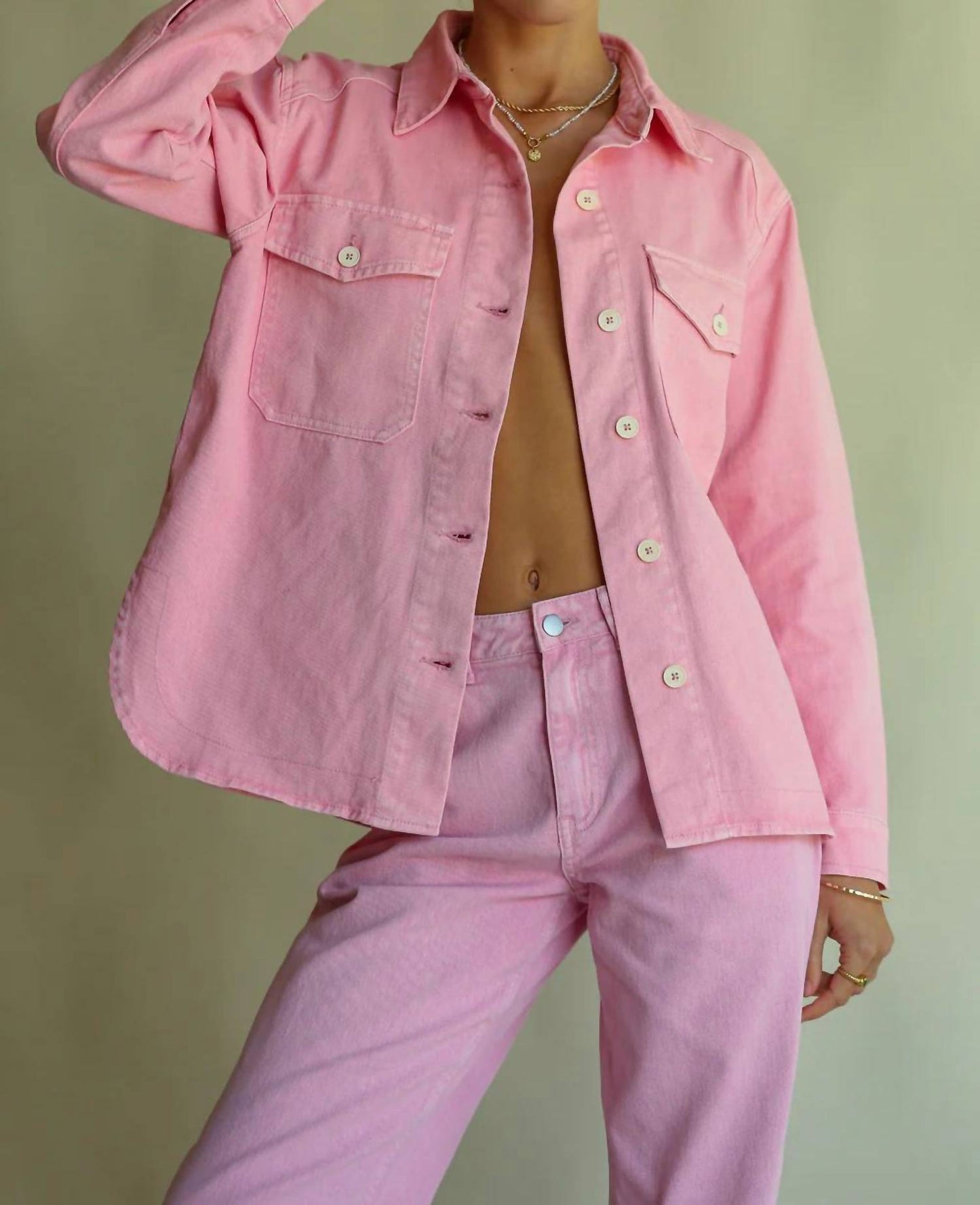Araminta James - Merci Denim Shacket