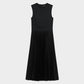 Theory - Sleek Poplin Pleated Midi Dress