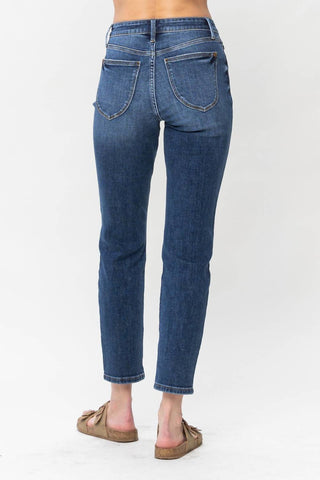 Judy Blue - Calça Jeans Slim Fit de Cintura Alta