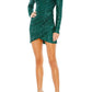 Mac Duggal - Long Sleeve Sequin Party Dress