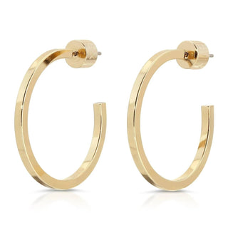 Eklexic - Brincos Ava Hoop Femininos de 1"