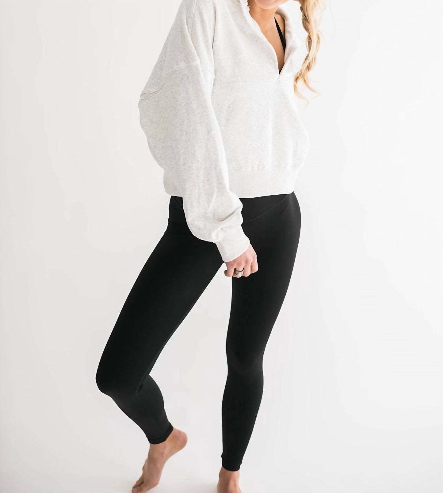 Falcon Park - Mia Half Zip Sweatshirt