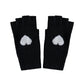 27 Miles Malibu - Women's Scarlett Cashmere Heart Fingerless Gloves