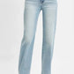 Trendsi - Women's Risen High Rise Wide Leg 90's Jeans
