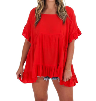 Easel - On My Terms Tunic Top