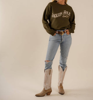Care Tucker - 90’s Baggy Crewneck Jackson Hole Sweatshirt