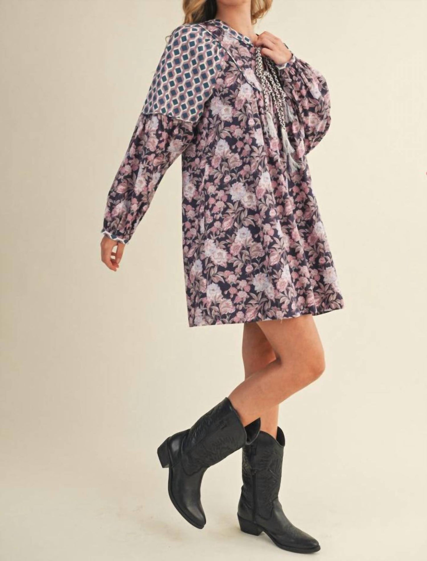 &Merci - Floral Swing Mini Dress