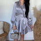 Lucy Paris - Adonia Wrap Mini Dress