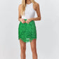 Adelyn Rae - Women's Janine Crochet Lace Eyelet Mini Skirt